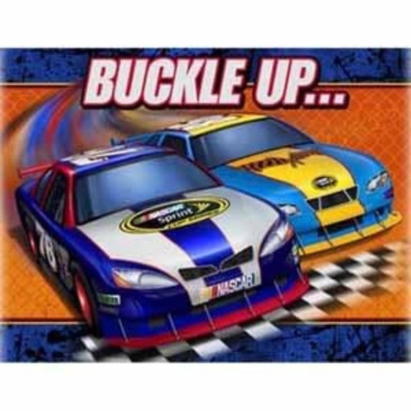 *****NASCAR Buckle Up Invitations 8ct