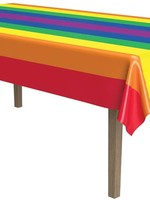 Rainbow Plastic Rectangle Tablecover+