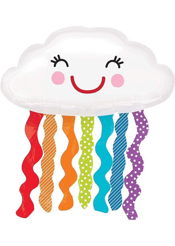 *****Rainbow Cloud 30" Mylar Balloon