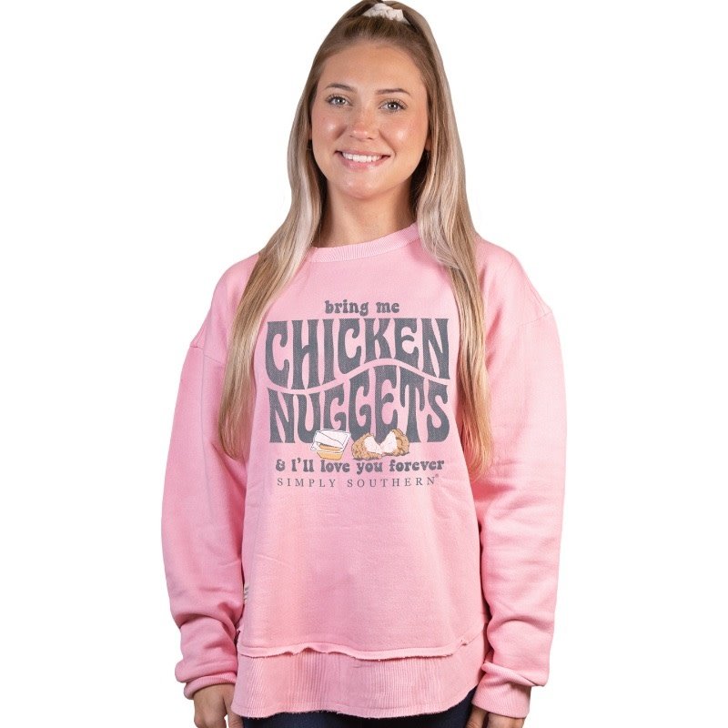 *****Simply Southern Florida Crew Neck Chicken Nuggets