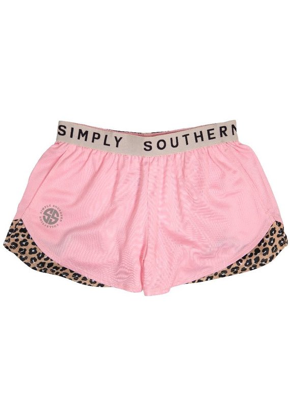 *****Simply Southern Cheer Shorts Leopard