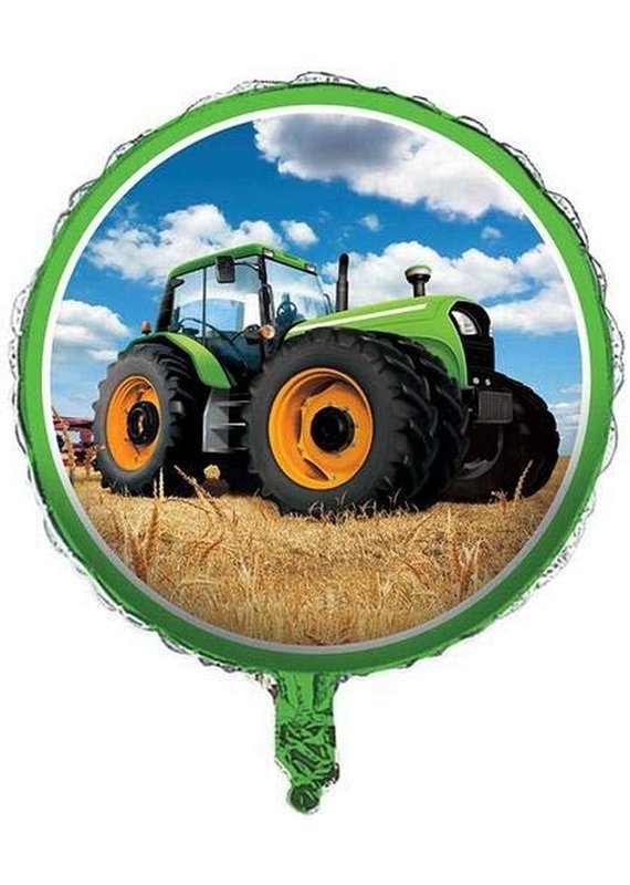 *****Tractor Time 18" Mylar Balloon