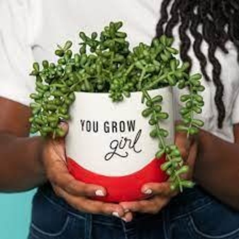 Totalee Gift You Grow Girl Planter+