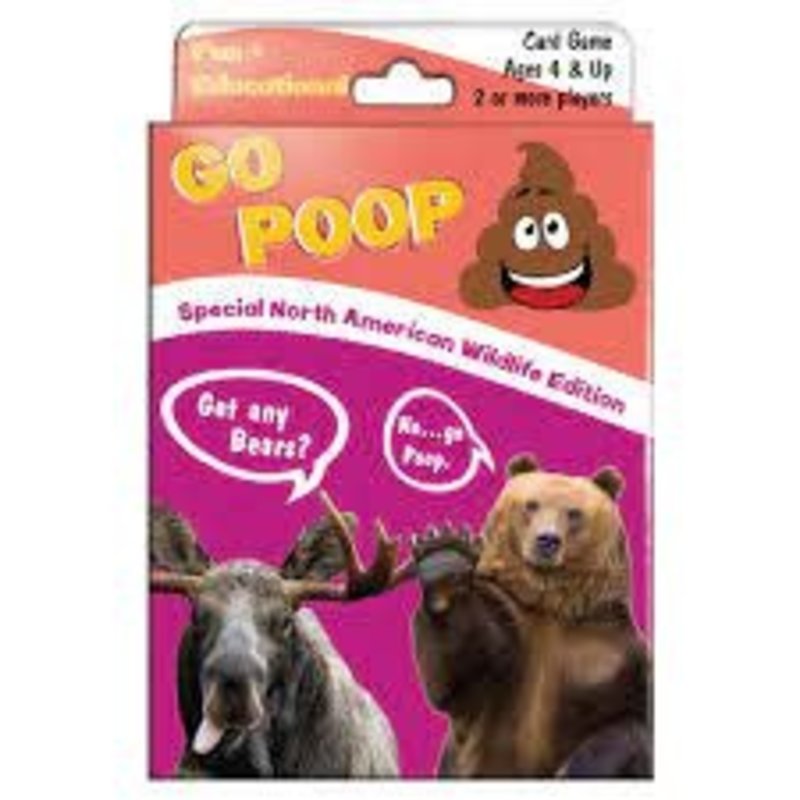 CoasterStone Go Poop Zoo Card Game for Kids+