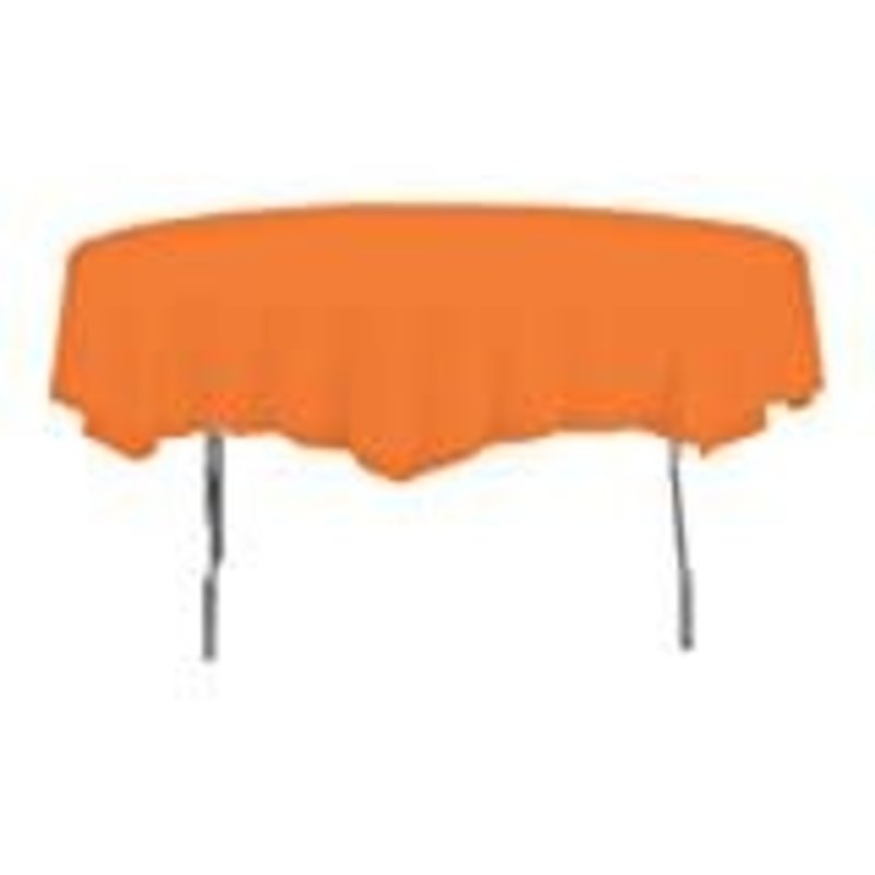 *****Sunkissed Orange Octy Round Tablecover