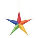 Hanging Decorations-Rainbow Stars