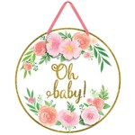 Hanging Sign-Oh Baby!-Floral Baby-1pc