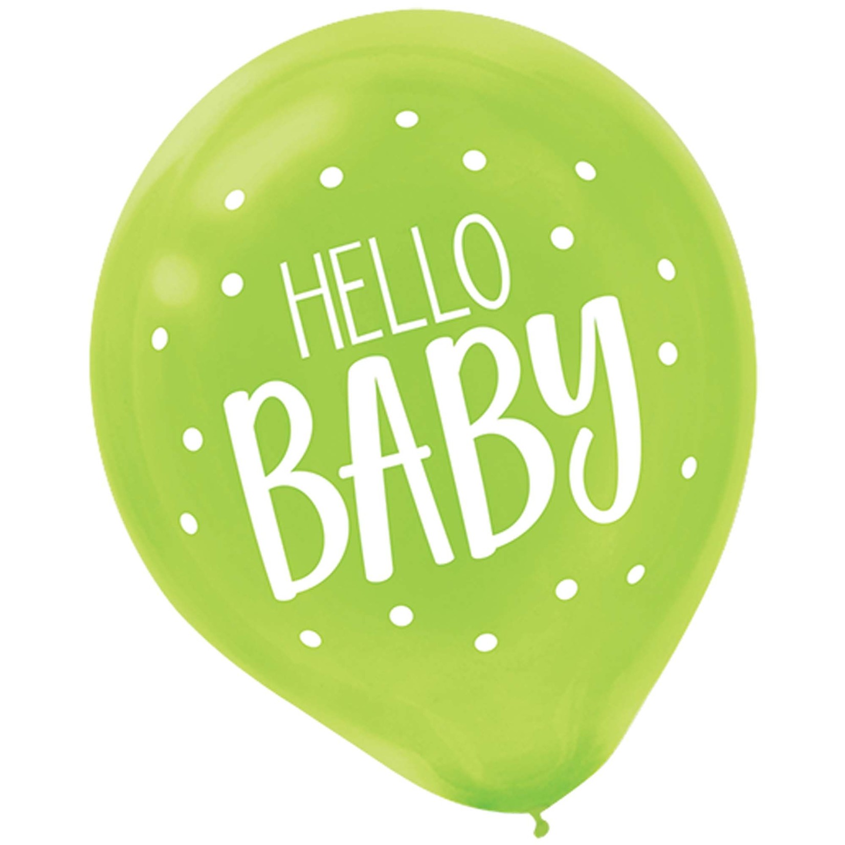 Balloons-Latex-Fisher Price-Hello Baby-15pcs-12"