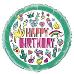Foil Balloon-Happy Birthday-18"