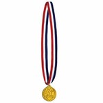 Medal-Third Place Medal Gold with Ribbon