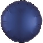 Foil Balloon - Satin Luxe  Navy - Circle - 18"