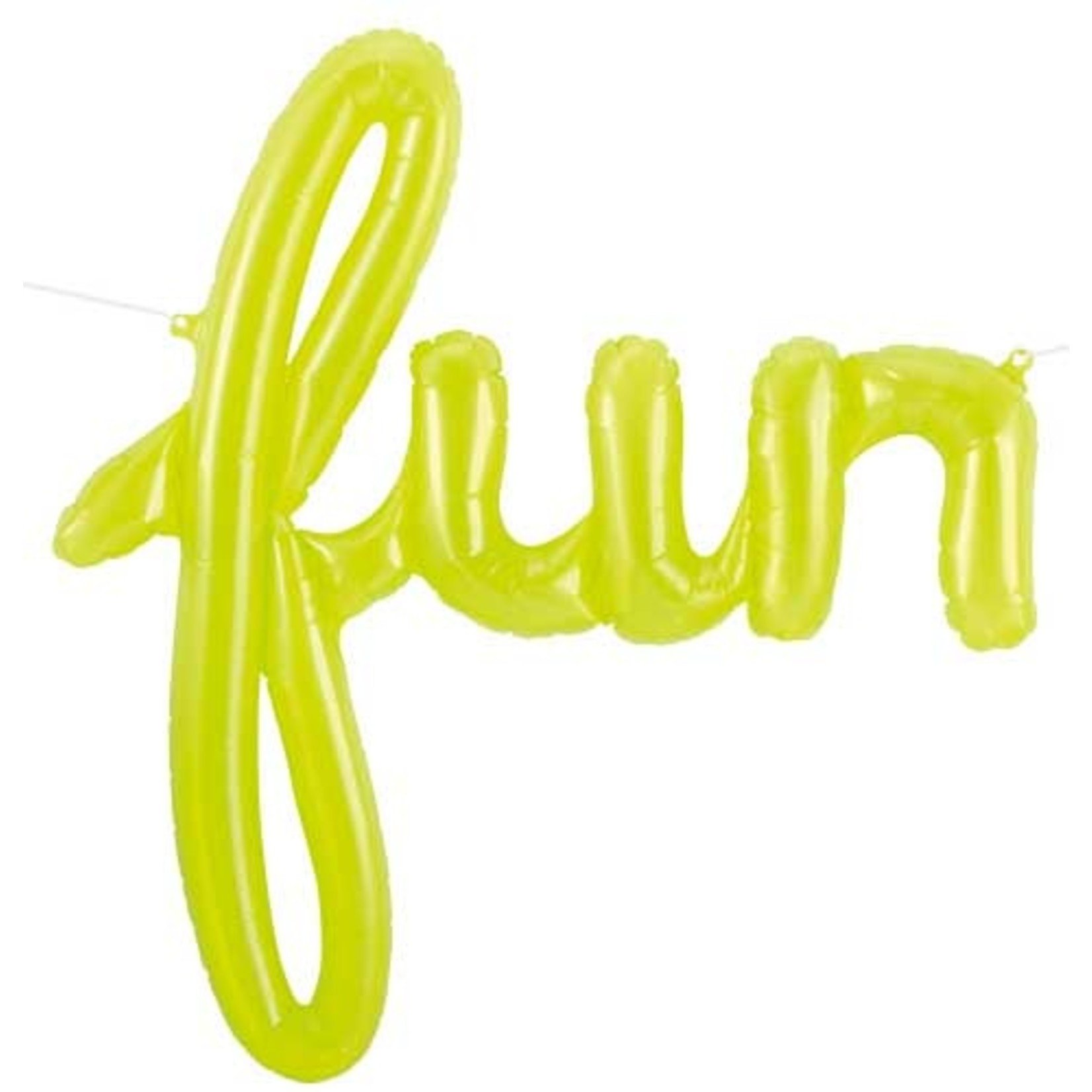 Air Filled Foil - Fun / Lime Green/ 27"