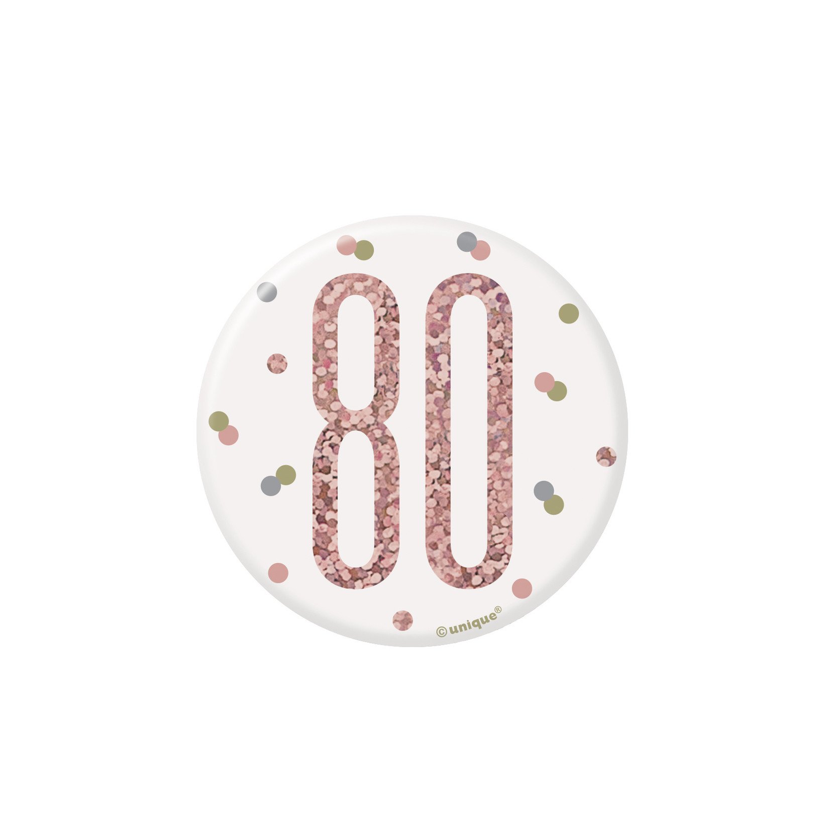 Badge- 80th Birthday