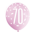 Latex Balloons- 70th Birthday