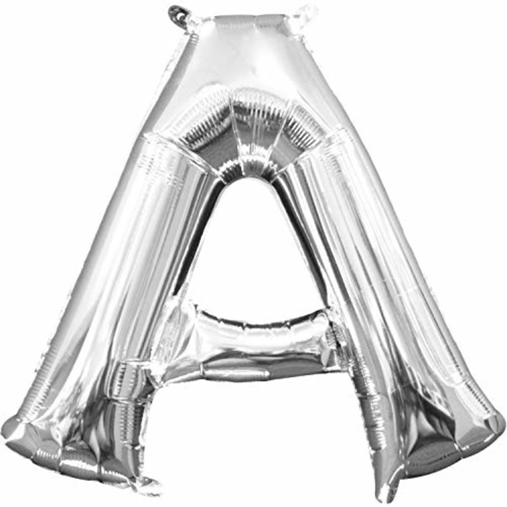 Foil Balloon Air Filled - Letter "A" - Silver - 16"