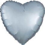 Foil Balloon - Pastel Blue - Heart - 17"