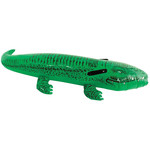 Inflatable Crocodile Float- All Blown Up- 50" Long!