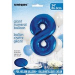Foil Balloon - Royal Blue #8 - 34"