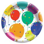 Plates  - LN - Party Balloons - 8 pk