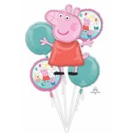 Foil Balloon - Peppa Pig Bouquet - 5pkg