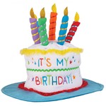 Hat - Birthday Cake - Sprinkles - 1pc