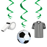 Hanging Decorations - 3D Soccer - 3pc