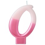 Pink # Candle (0-9)