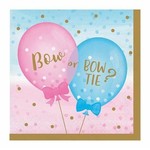 Napkins - Gender Reveal Balloons - 16 pk