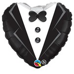 Foil Balloon - Wedding Groom Tuxedo - 18"