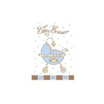 Invitations-Baby Joy Blue-8pk