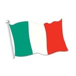 Cutout-Italy Flag-1pkg-12.5"x18"