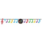 Banner-Ribbon-Dancing Musical Notes-1pkg-5.5ft