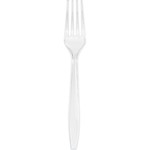 Cutlery - Forks - Clear - 24PCS