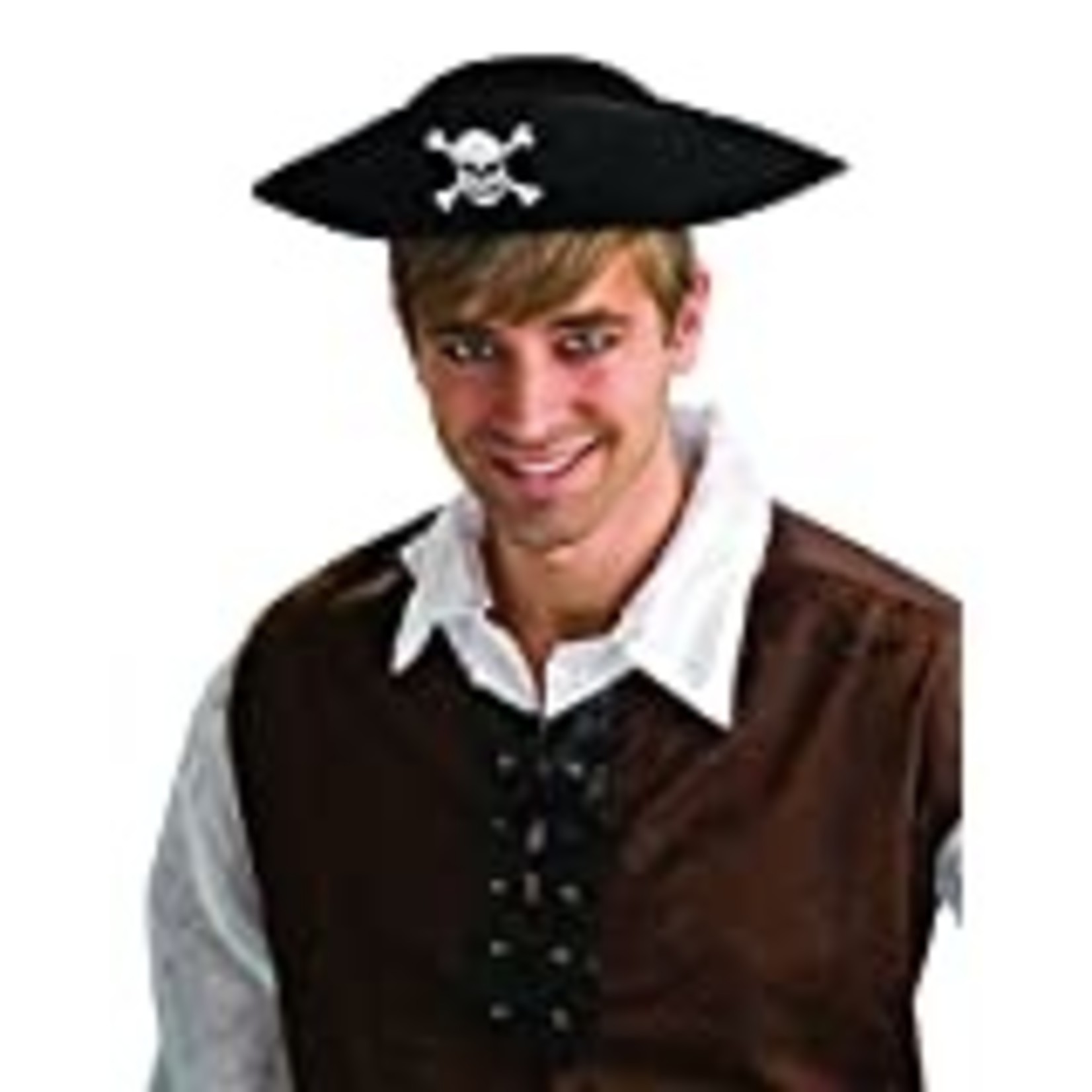 Hat - Pirate - Black - Victoria Party Store