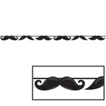 Banner-Ribbon-Mustache Birthday-1pkg-5.5ft