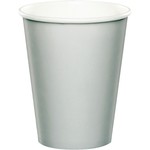 Paper Cups-Shimmering Silver-24pkg-9oz