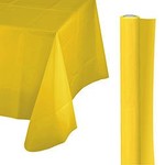 Tablecover Roll-Yellow Sunshine-100Ft-Plastic