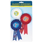 Award Ribbons-Rank-3pk/6''