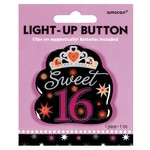 Button-Flashing-Sweet 16-2.25''