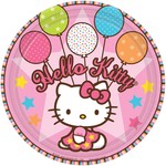 Plates-BEV-Hello Kitty-8pk-Paper- Final Sale