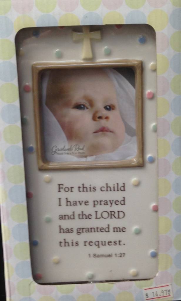 Photo Frame Baby Porcelain Victoria Party