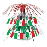 Centerpiece-Mini Cascade-Mexican Flag-1pkg-7.5''