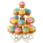 Mini Dessert Stand for 24 Cupcakes-4 Levels-1pkg-10.5"