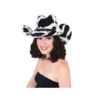 cow print cowboy hat