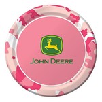 Plates-LN-Pink John Deere-8pkg-Paper - Final Sale
