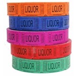 Ticket Roll-Liquor-Muliti Color-1000pk/2.25''