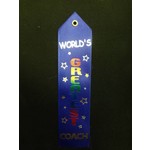 Award Ribbon-World's Greatest Coach-8.25''
