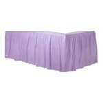 Table Skirt-Rectangular-Lavender-Plastic