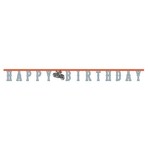Jointed Banner-Foil-Cycle Shop Birthday-1pkg-7.25ft