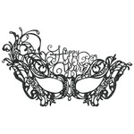 Mask-New Year-Lace-Black